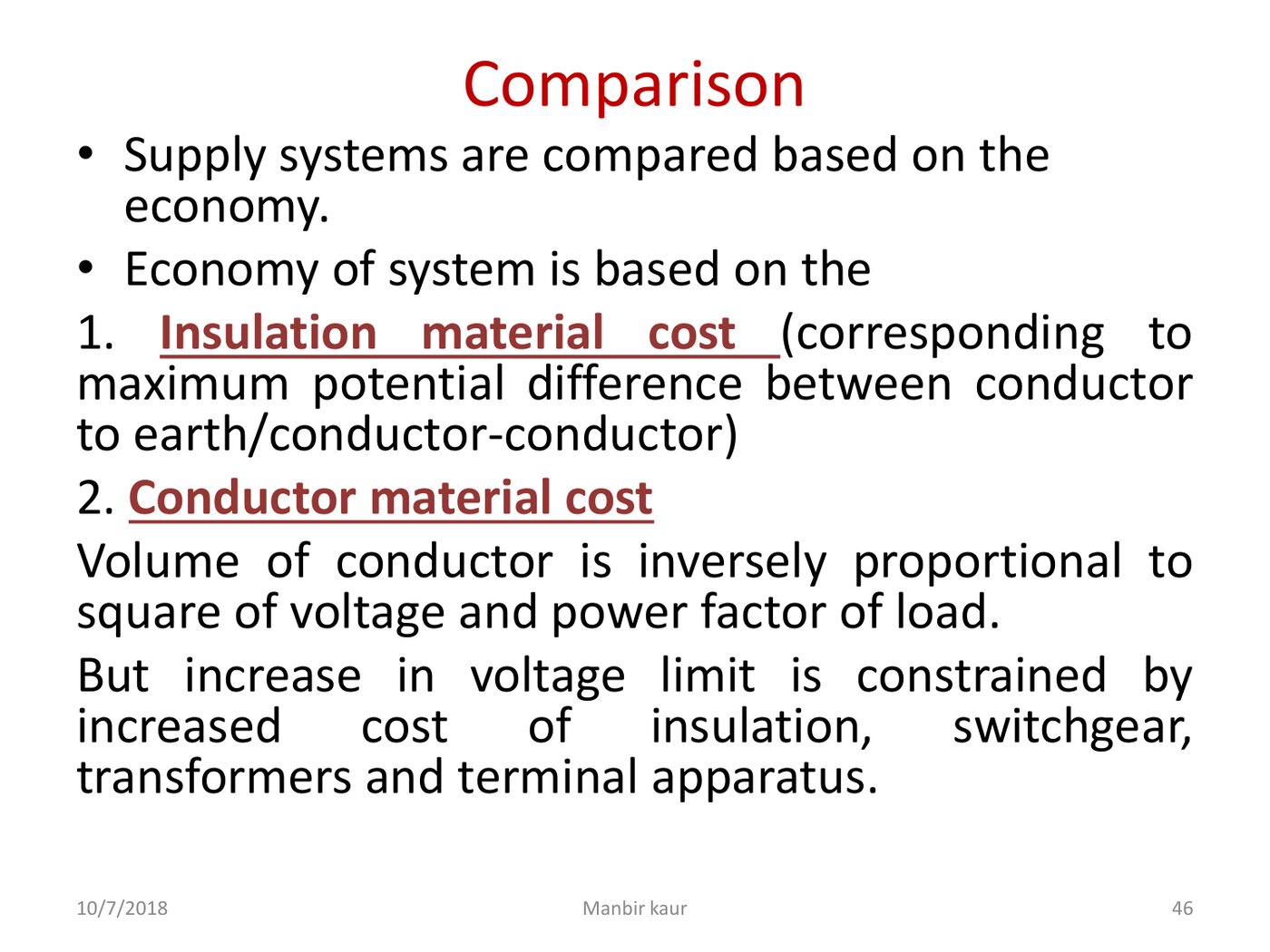 Unit 1, as she taught it — slide 46