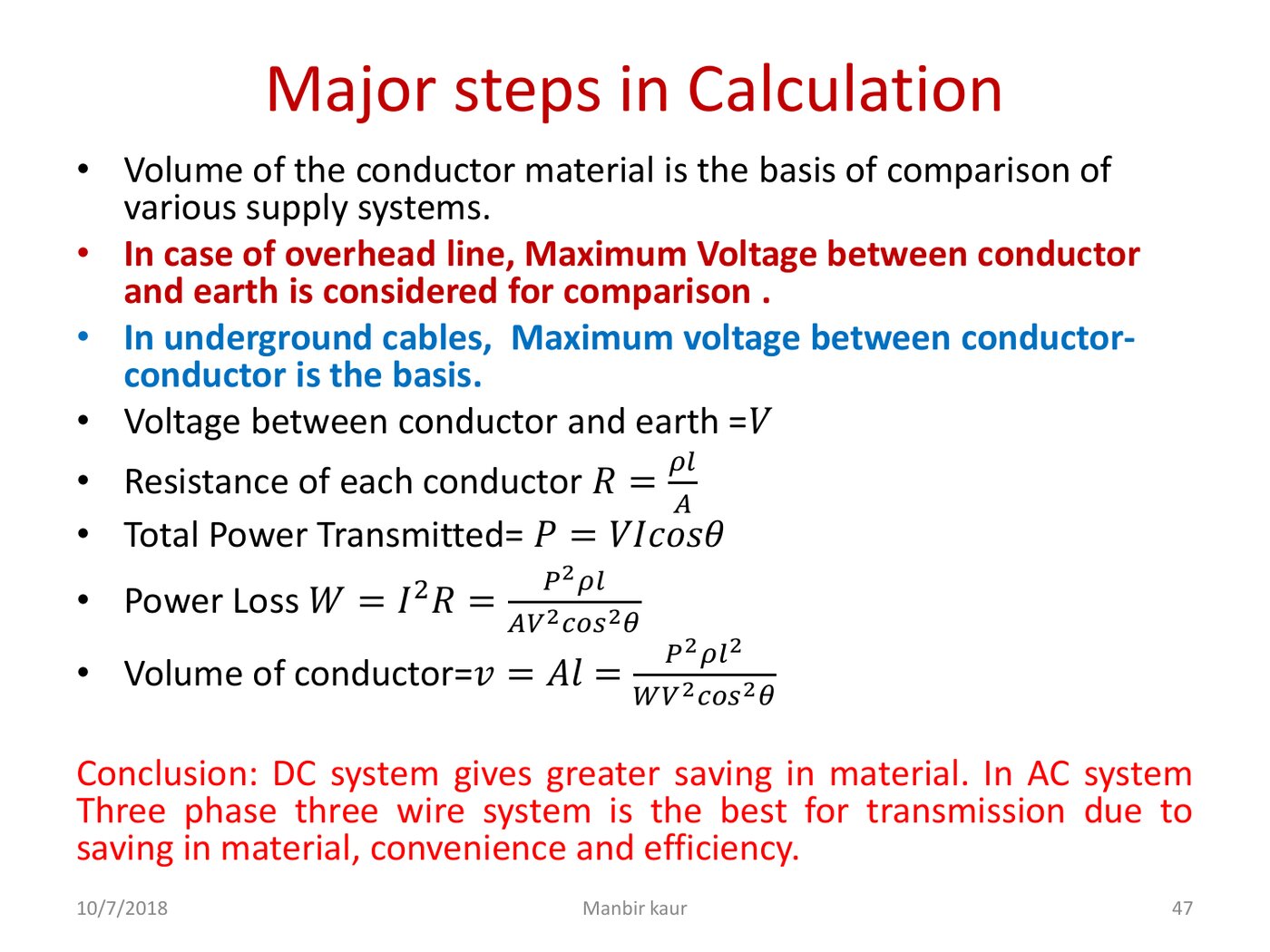 Unit 1, as she taught it — slide 47
