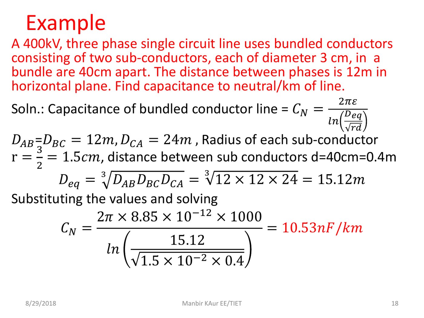 Units 2 and 4, as she taught them — slide 18